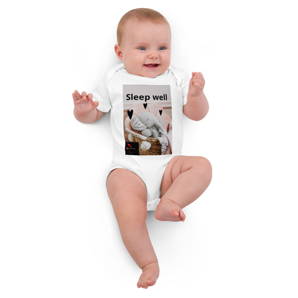 Organic cotton baby bodysuit By Bear for Bear (comfy baby bodysuit)